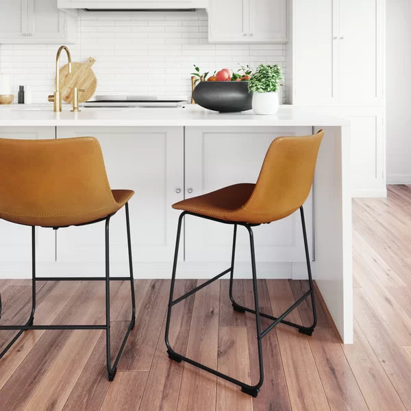 Black Nia Counter Stool (Set of 2)