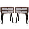 SET OF 2 Nightstand, End Table