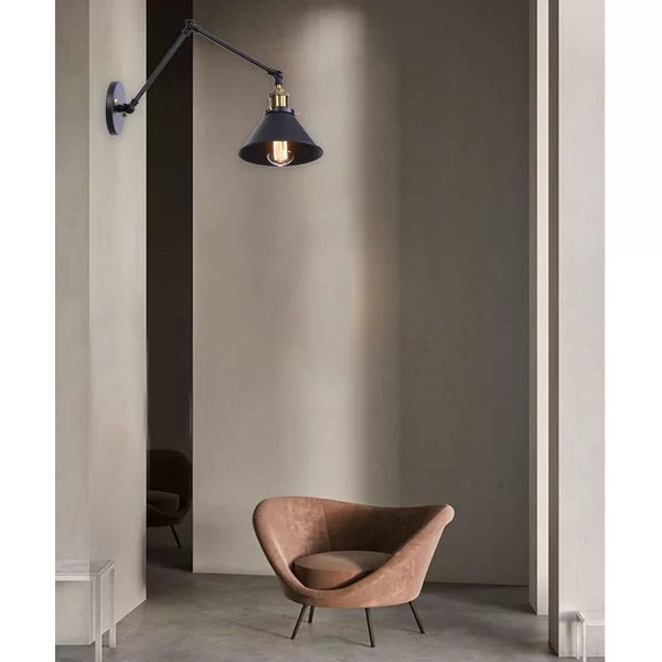Black Niko 1 - Light Dimmable Swing Arm