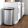 Nine Stars Stainless Steel 13.2 Gallon Motion Sensor Trash Can (#K1636)