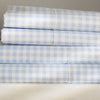 Norcross Gingham queen 250 Thread Count Plaid 100% Cotton Sheet Set SS154