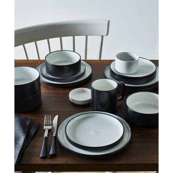 Black Noritake Colortex 7.5" Dessert Plate (SET OF 3)