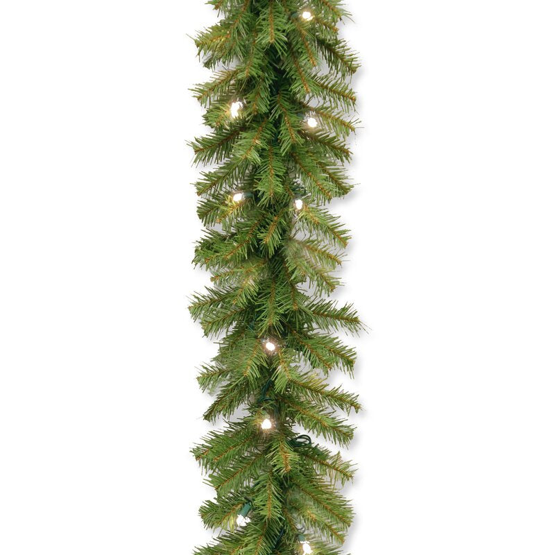 10' Norwood Fir Garland with 50 Lights