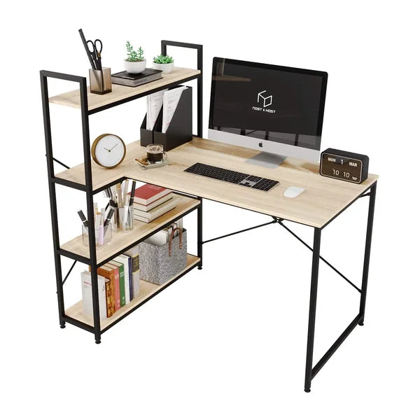 Nost and Host Home Office Reversible L-Shape Desk