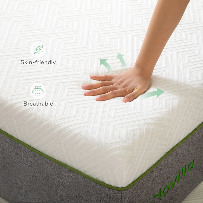 12" Medium Comfort Gel Memory Foam Mattress