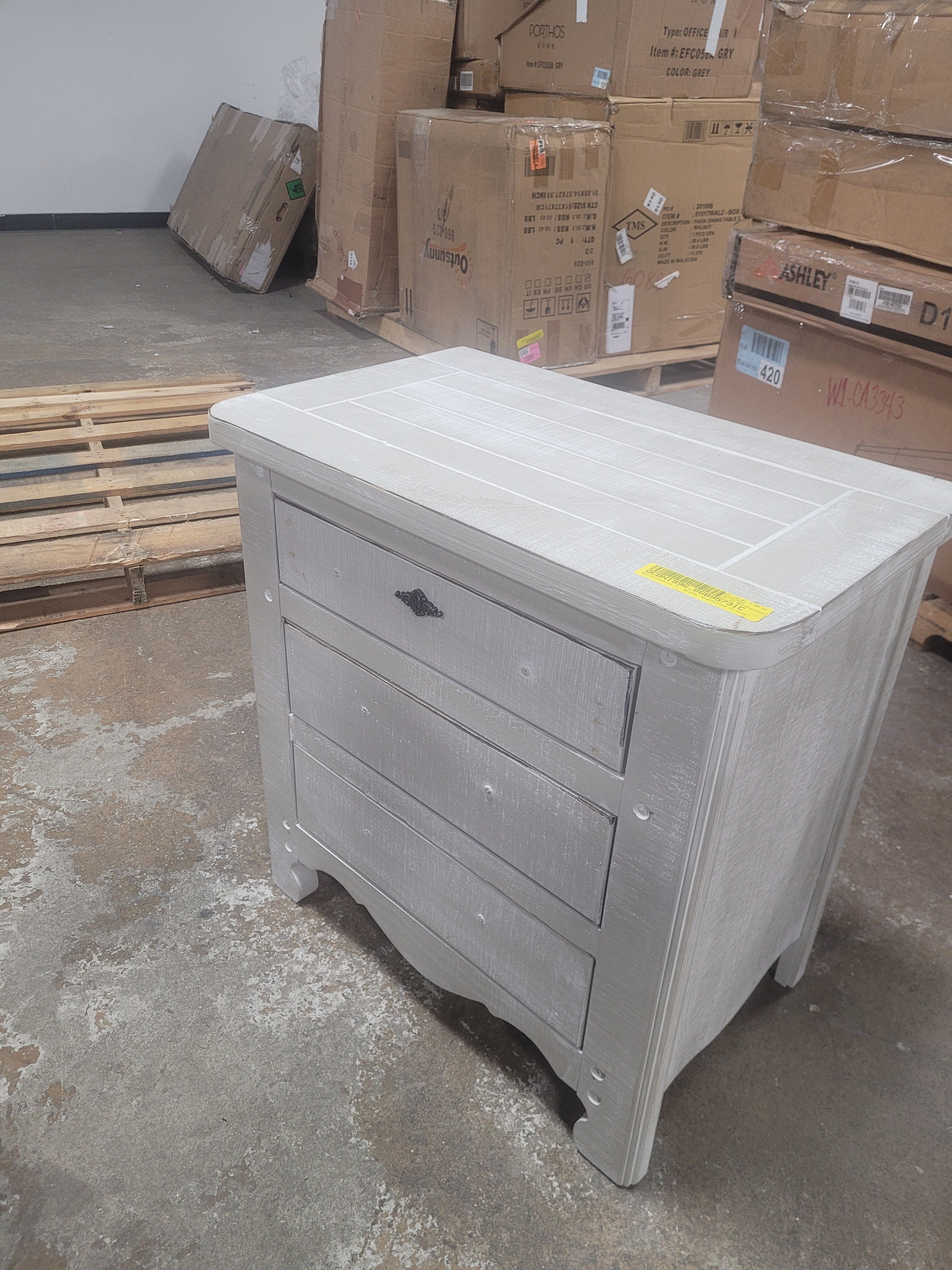Boissonneault Solid + Manufactured Wood Nightstand