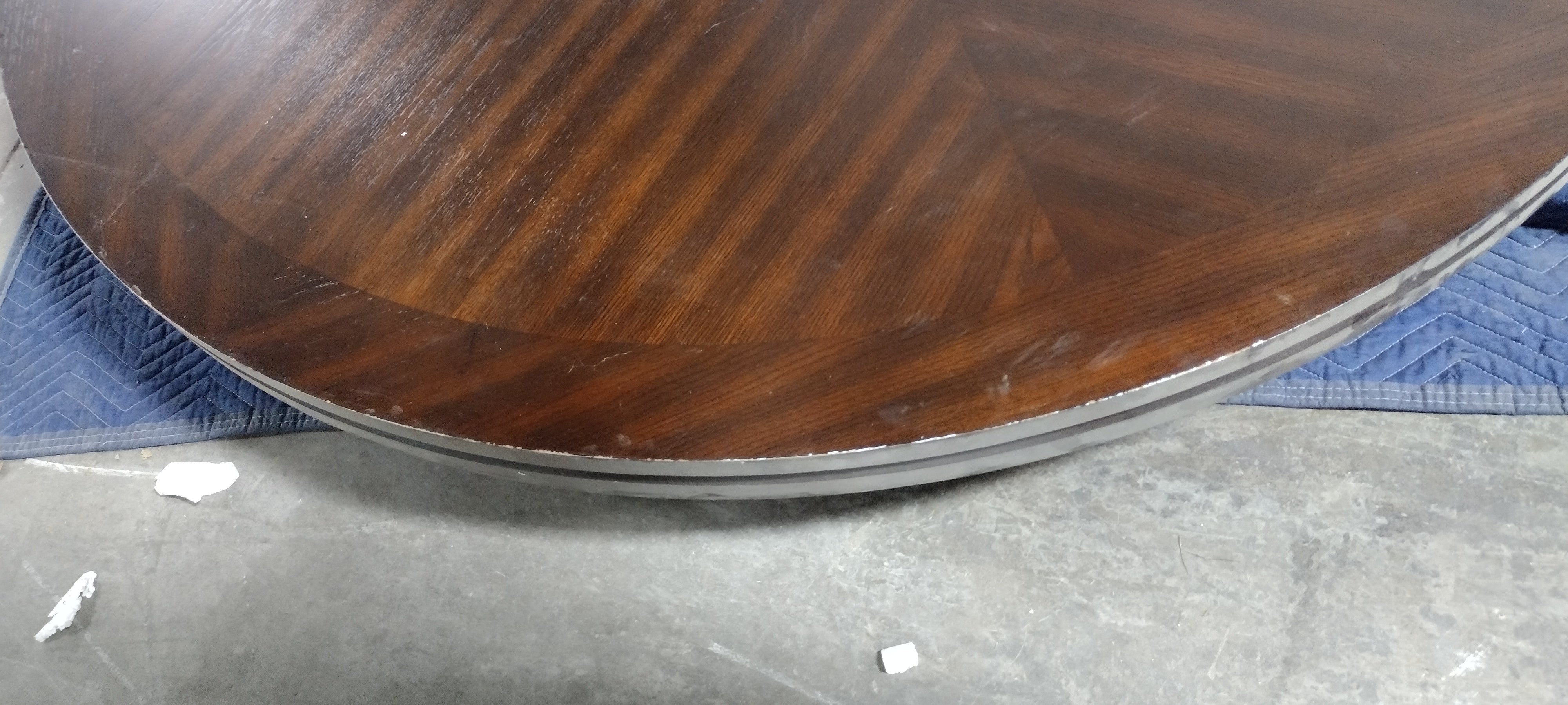 72" Talbot Round Dining Table Dark Oak (top only)