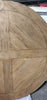 Benchwright Rustic X-base Round Pine Wood Coffee Table (((TOP ONLY)))