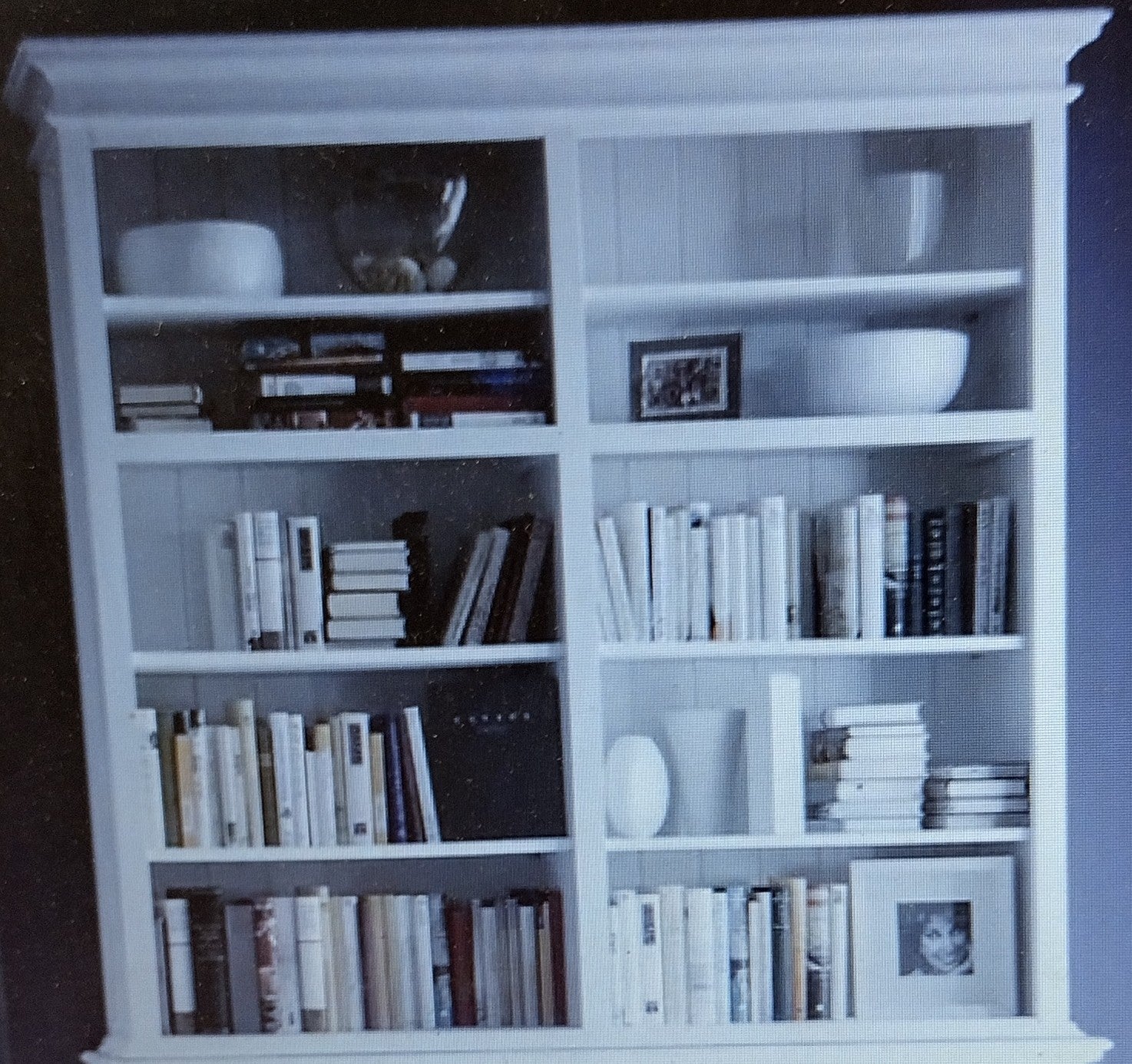 White Mahogany Double-bay Hutch