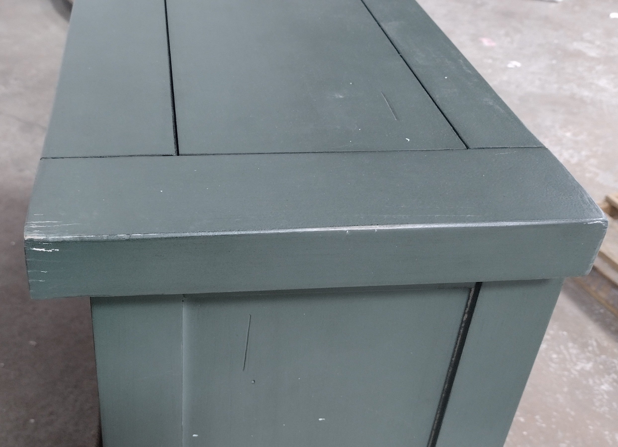 Bayside Robin Egg Blue 4 Door Cabinet