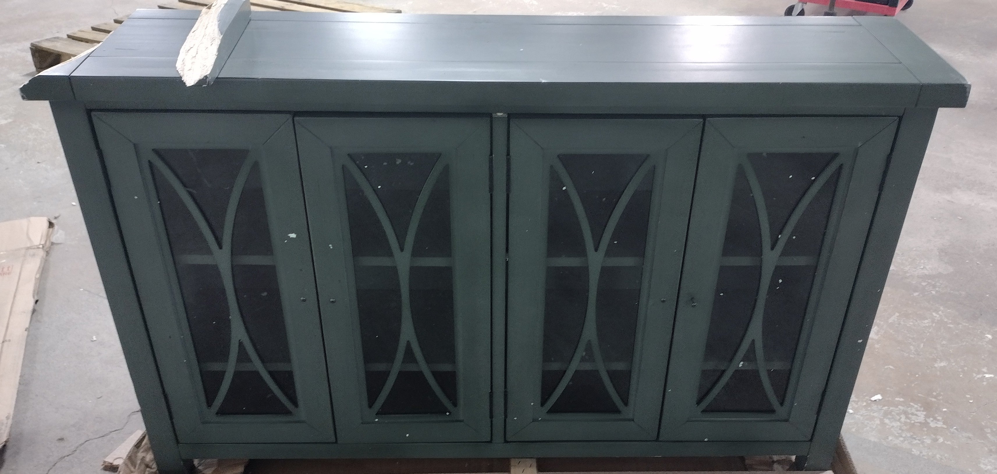 Bayside Robin Egg Blue 4 Door Cabinet
