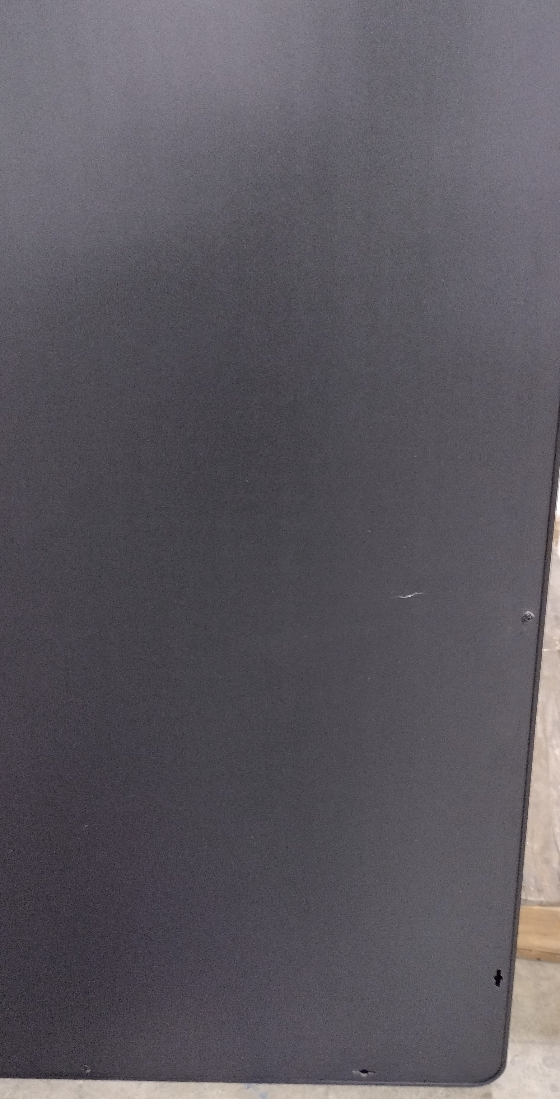 72" x 36" Black Tyro Rectangle Metal Wall Mirror