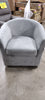 Hansell Upholstered Swivel Barrel Chair