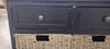 Kaler Drawers Storage Bench, Black