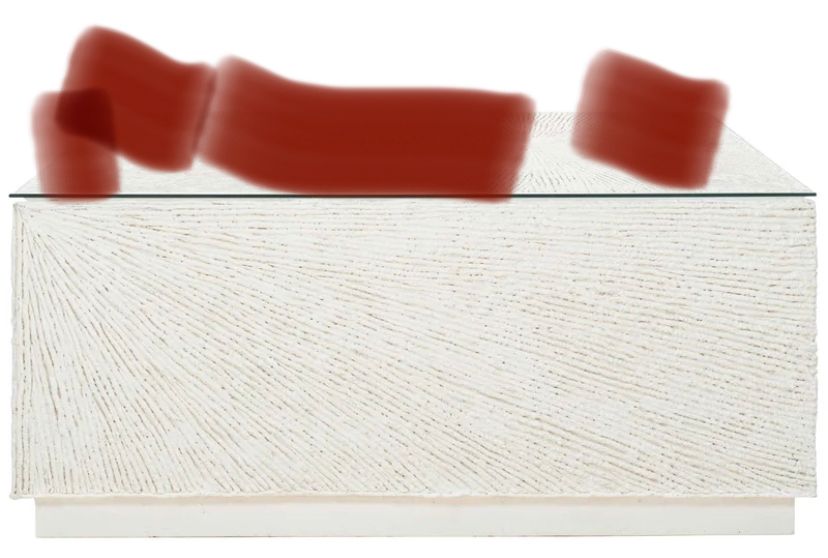 Bernhardt Exteriors Tenerife Square Coco Twig Cocktail Table SHB485