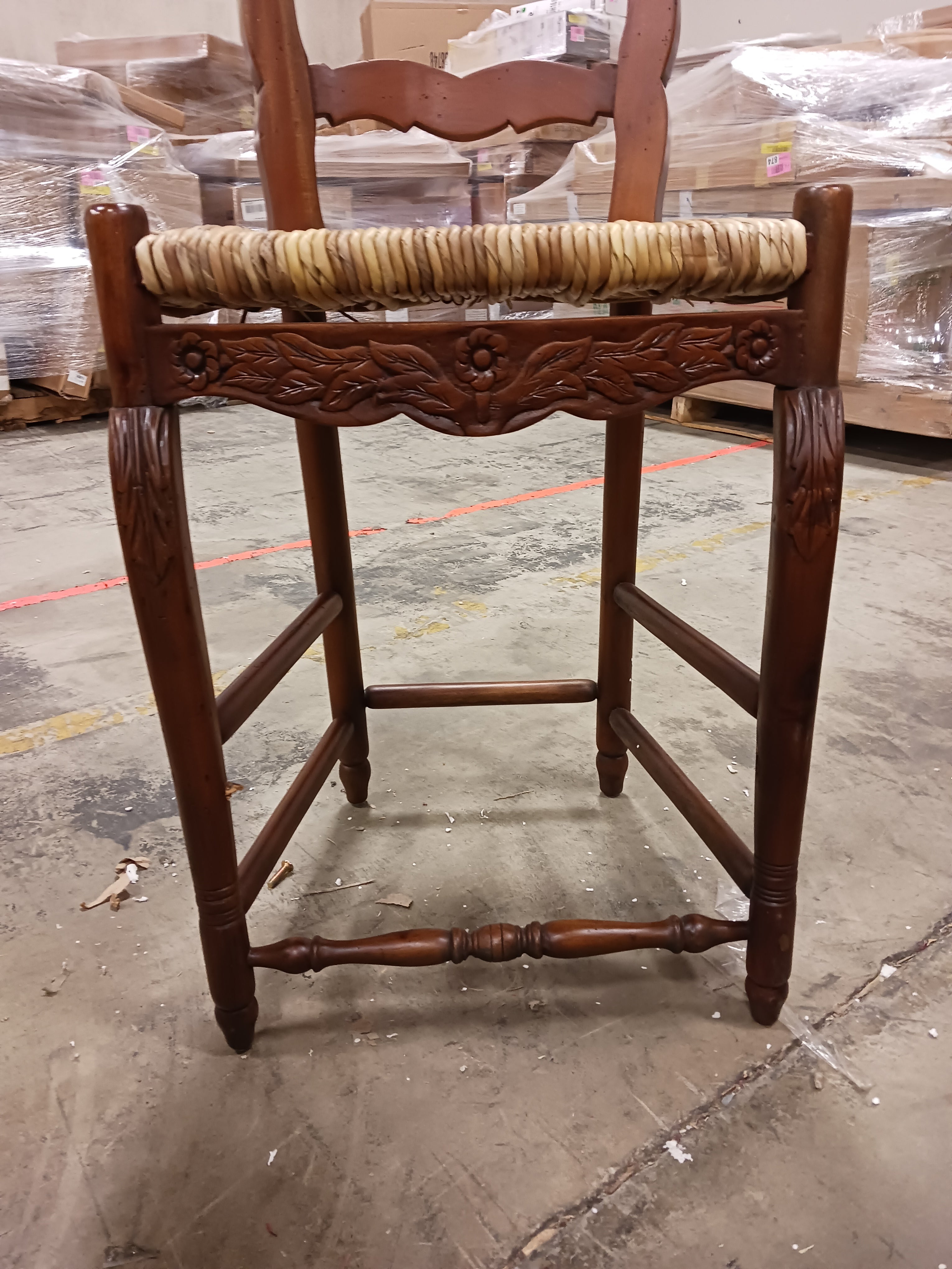 August Grove Galliher 24.5 inch Bar Stool Walnut