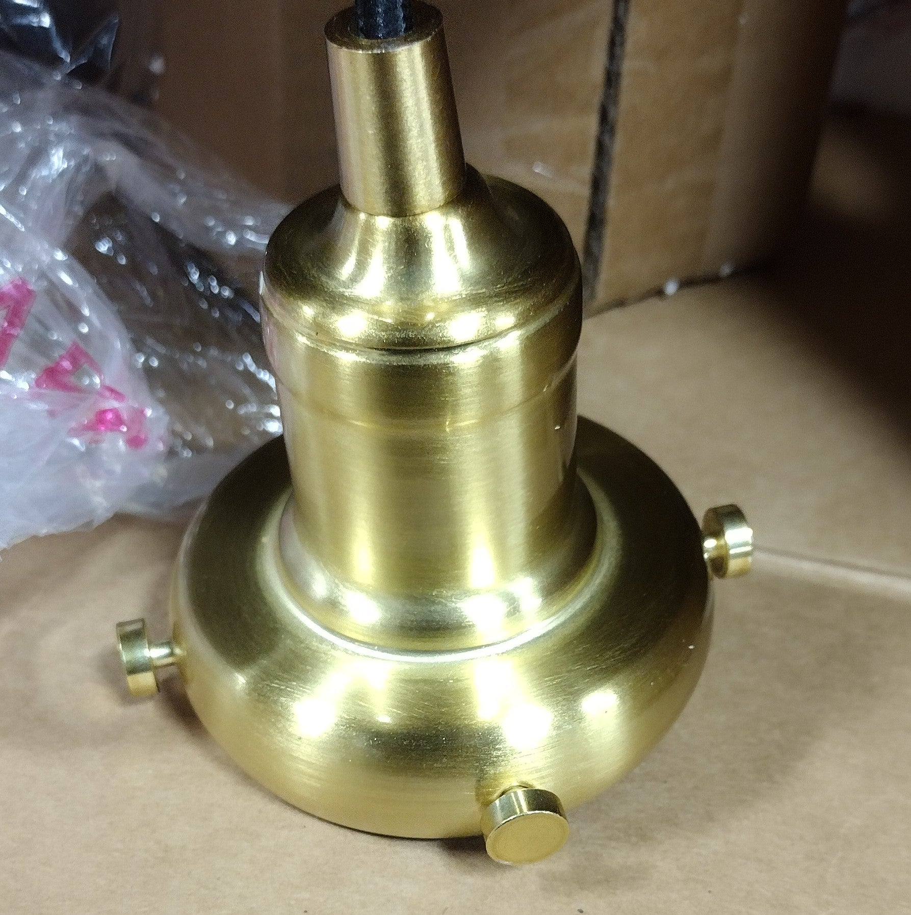 Blackened Bronze/Warm Brass Fellows 1 - Light Single Dome Pendant