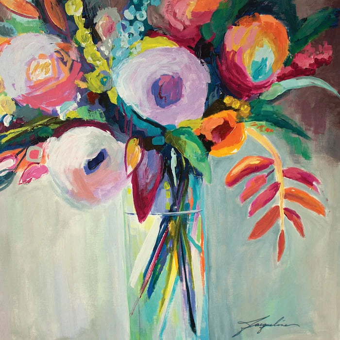 26" H x 26" W x 1.5" D Ode To Summer VII by Jacqueline Brewer Print