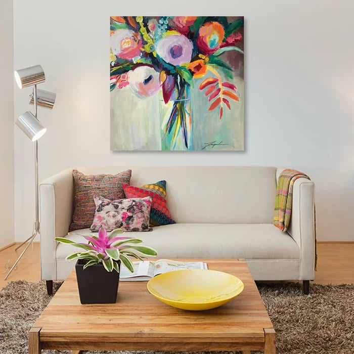 26" H x 26" W x 1.5" D Ode To Summer VII by Jacqueline Brewer Print