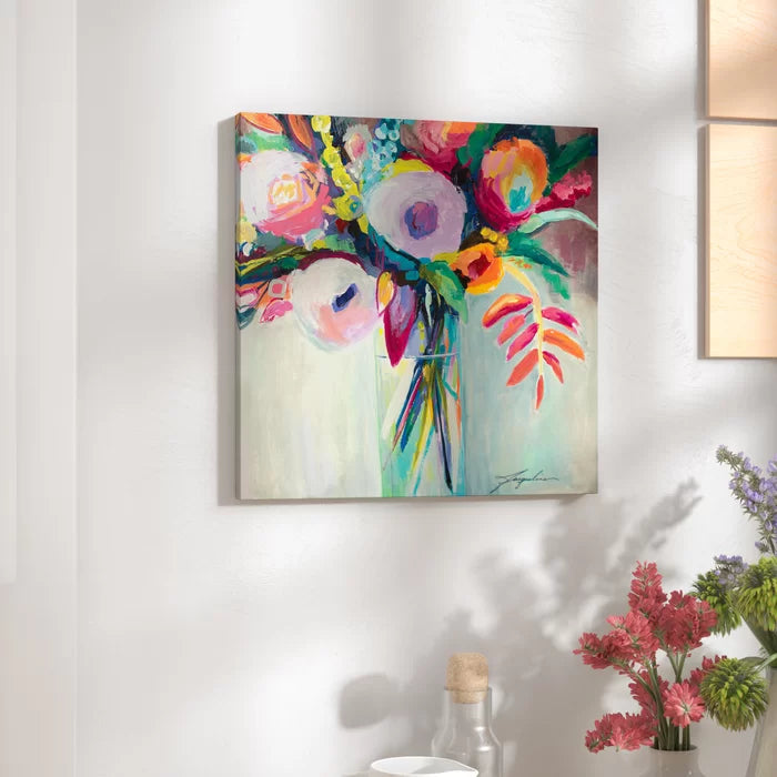26" H x 26" W x 1.5" D Ode To Summer VII by Jacqueline Brewer Print
