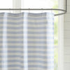 Navy Odell Stripe Woven Shower Curtain SC786