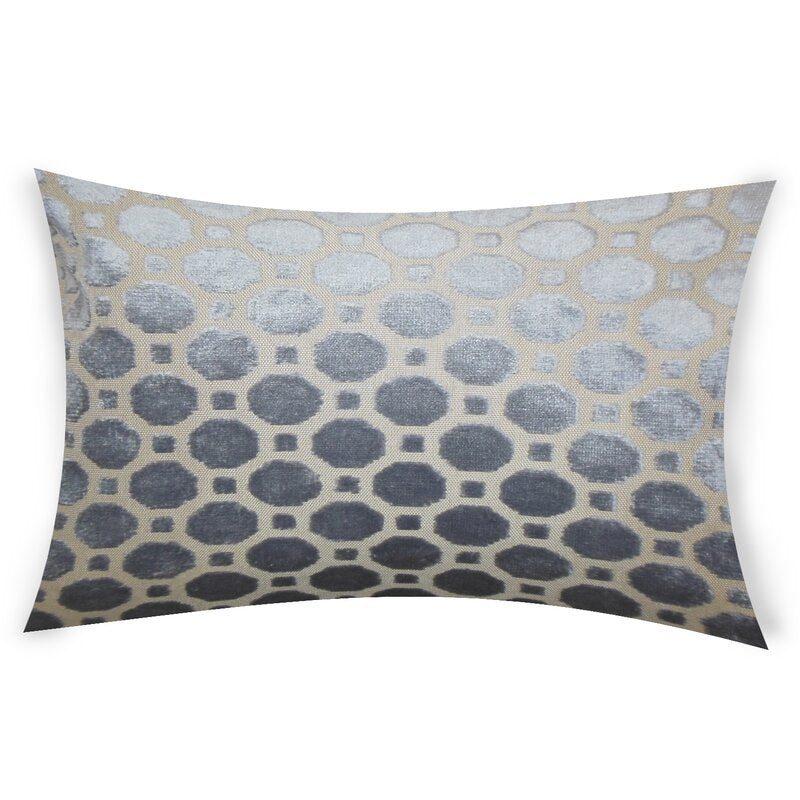 Ogata Velvet Geometric Lumbar Pillow #CR1167