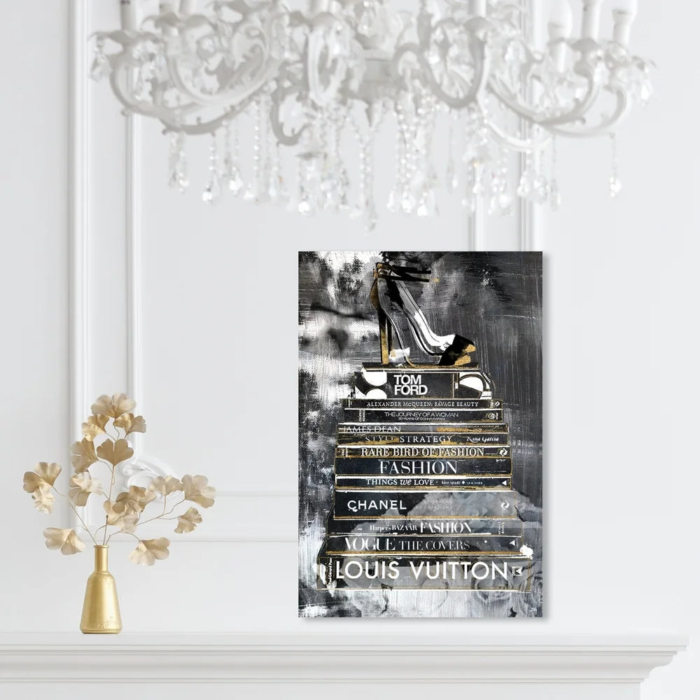 'Clear Fashion Thoughts Night' Wall Art Canvas Print - 10" x 15"