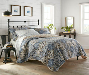 Olle Reversible Quilt Set, King #HA124
