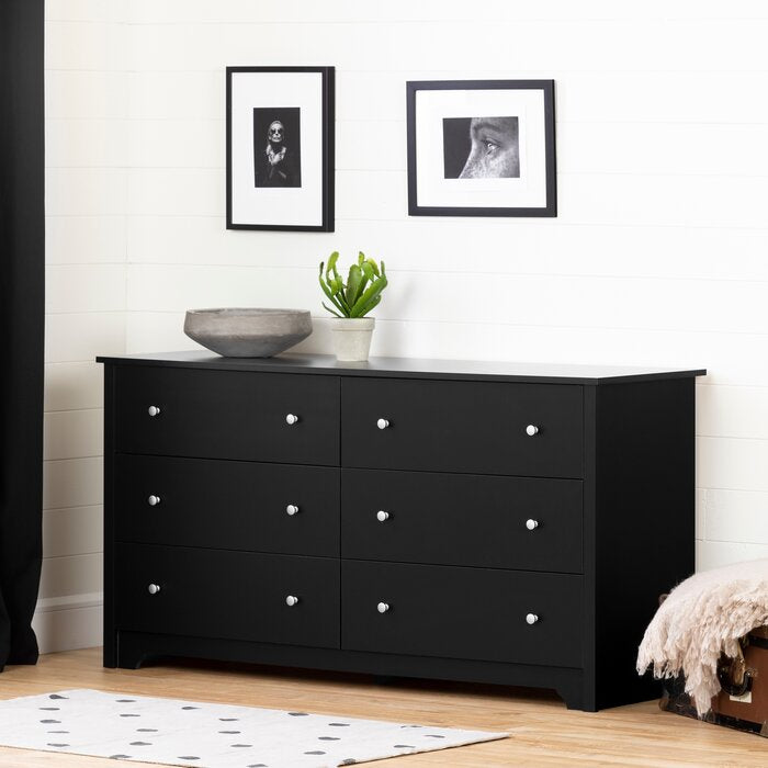 31.25'' H x 59.25'' W x 19.5'' D Olympia 6 Drawer Dresser