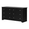 31.25'' H x 59.25'' W x 19.5'' D Olympia 6 Drawer Dresser