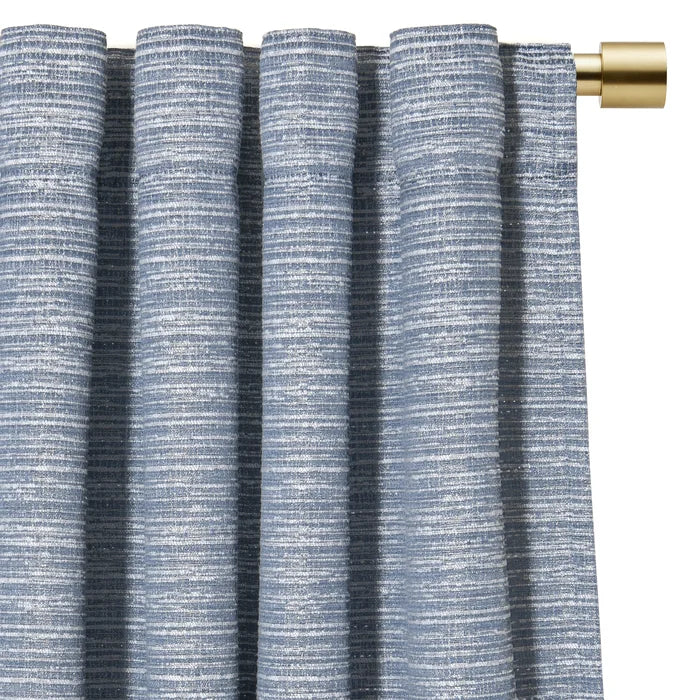 52" W x 96" L Ombre Max Blackout Thermal Rod Pocket Curtain Panel, (Set of 2)