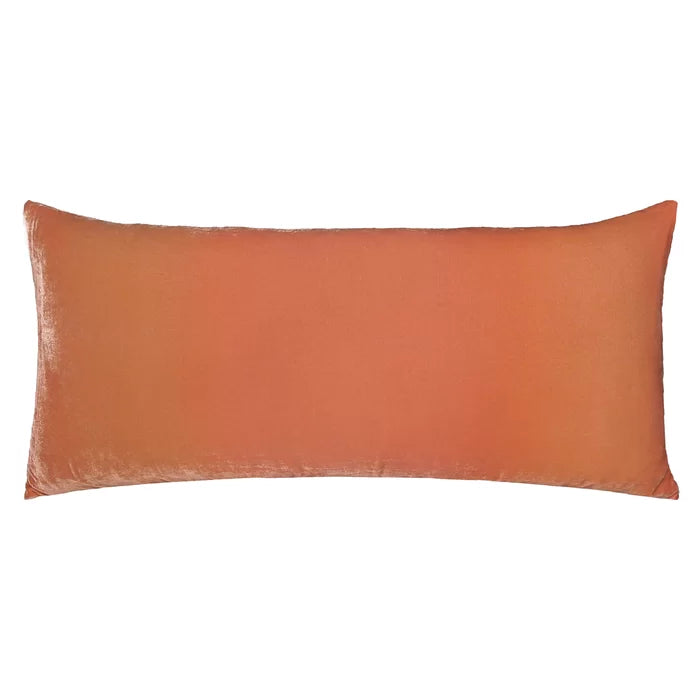 16" x 36" Mango Ombre Velvet Throw Pillow Cover & Insert