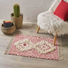 One-of-a-Kind Achillee Diamond Patterned Scatter Hand-Knotted Wool Red Area Rug - 2'1