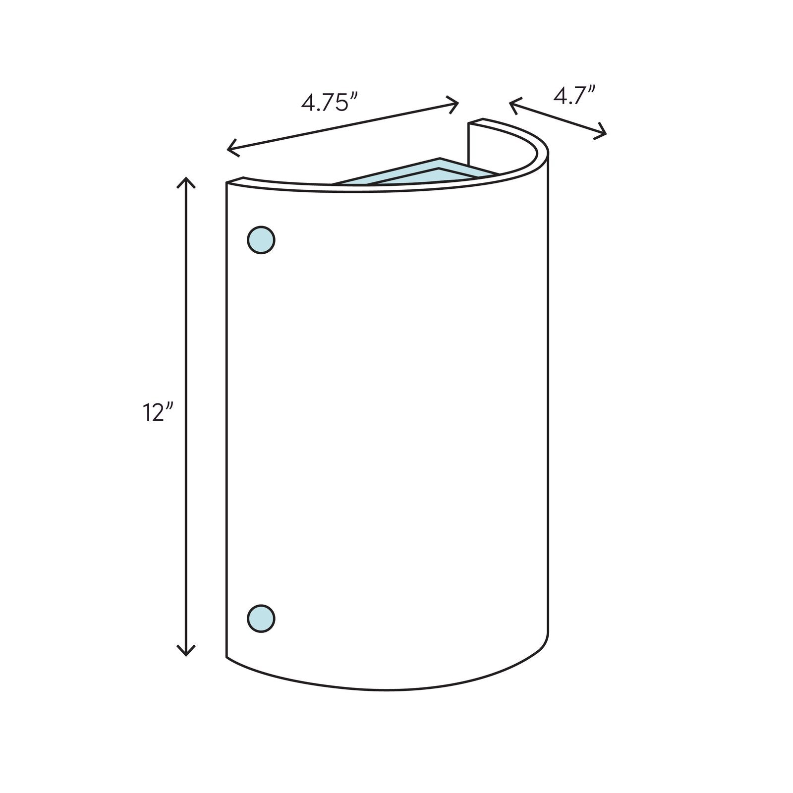 Chrome One 1-Light Flush Mount