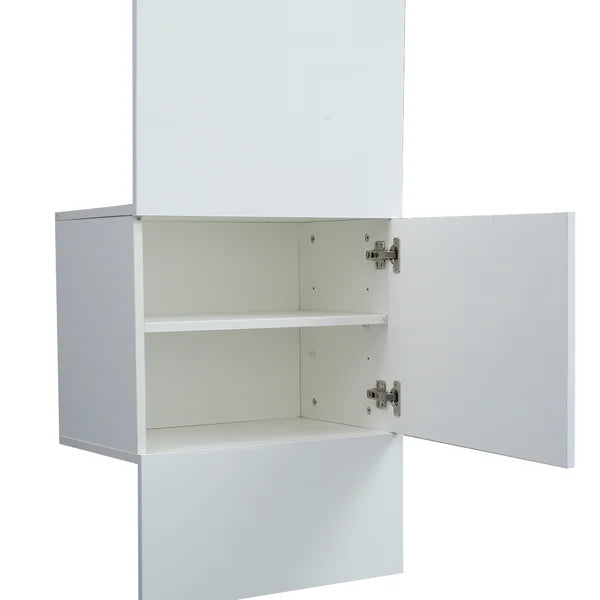 White Open Armoire