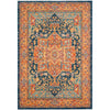Battista Power Loom Blue/Orange RUNNER Rug TRUG1040