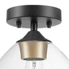 Orhan Glass Semi Flush Mount