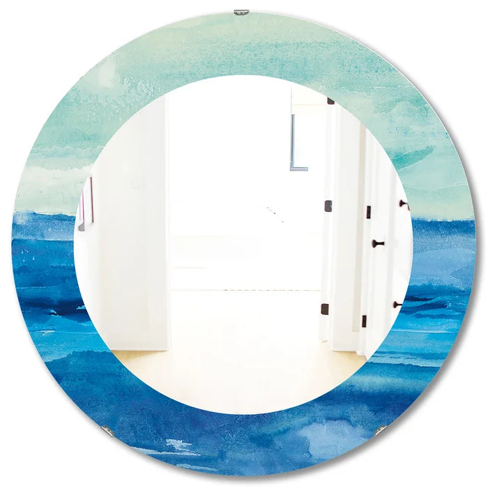 31.5" H x 31.5" W Out To Sea Wall Accent Mirror