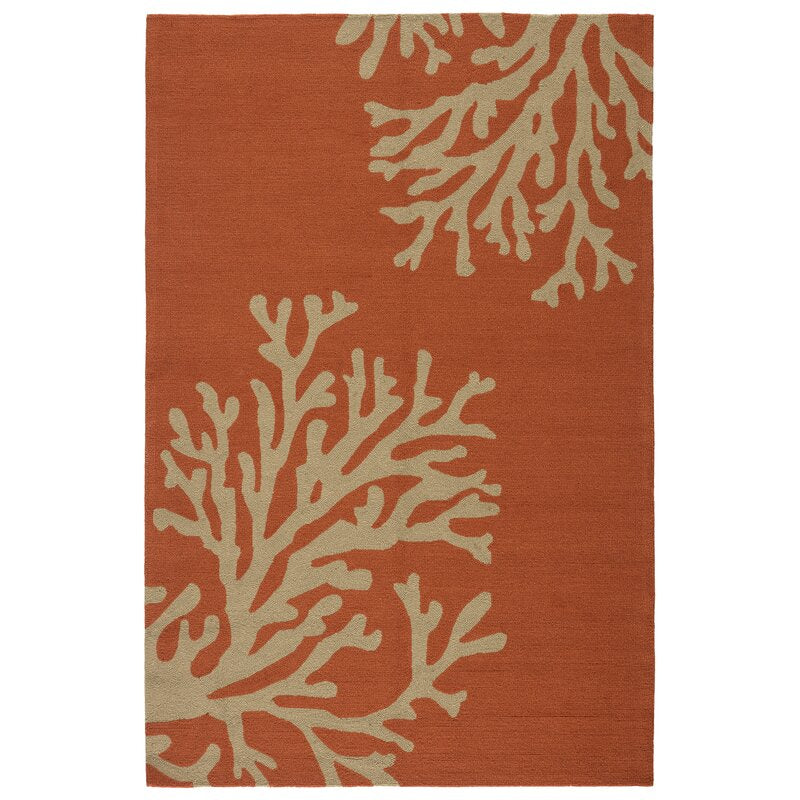 Fortson Hand-Hooked Indoor/Outdoor Area Rug - 7' 6" x 9' 6" - #18TRUG