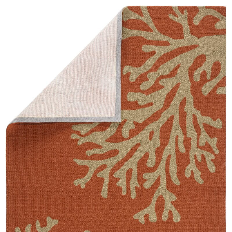 Fortson Hand-Hooked Indoor/Outdoor Area Rug - 7' 6" x 9' 6" - #18TRUG