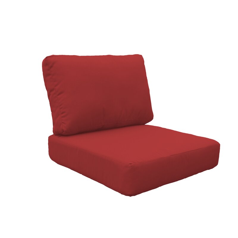 (SET OF 3) Indoor/Outdoor High Back Chair Cushion Cover #CR1009