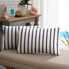 Jazmyne Stripe Indoor/Outdoor Lumbar Pillow (Set of 2) ee1503