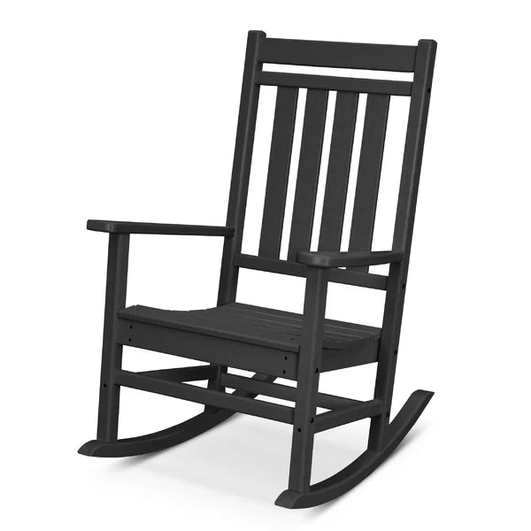 Black Outdoor Rocking Chair
