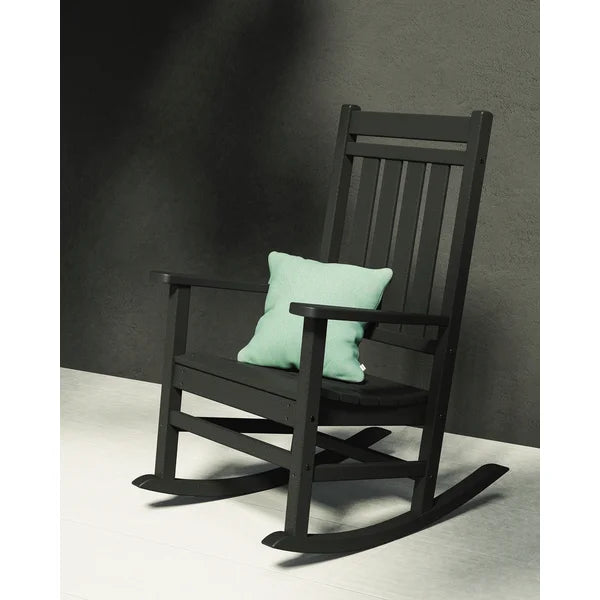 Black Outdoor Rocking Chair