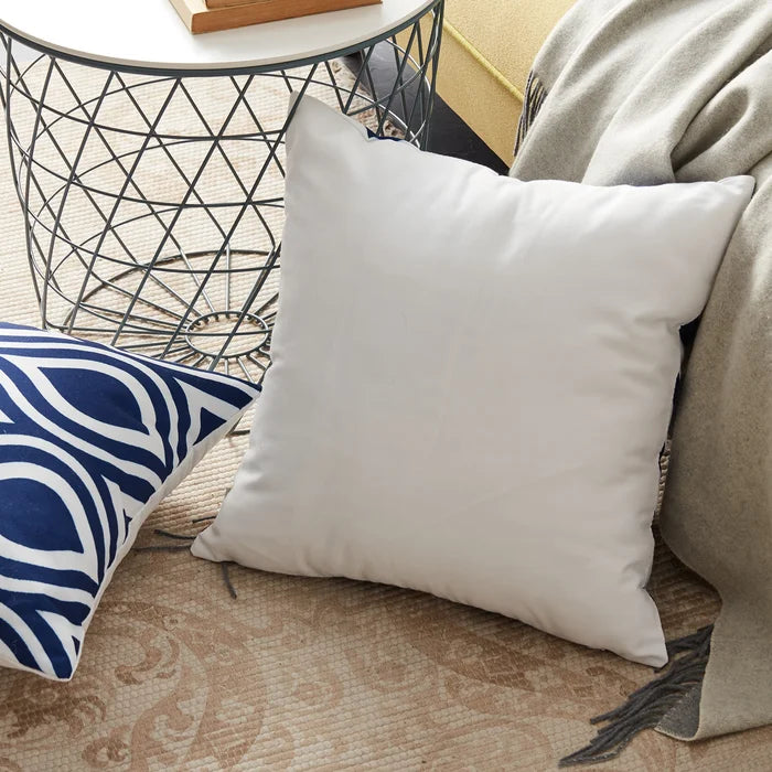 16" x 16" Navy Outdoor Square Pillow Cover (Set of 6)