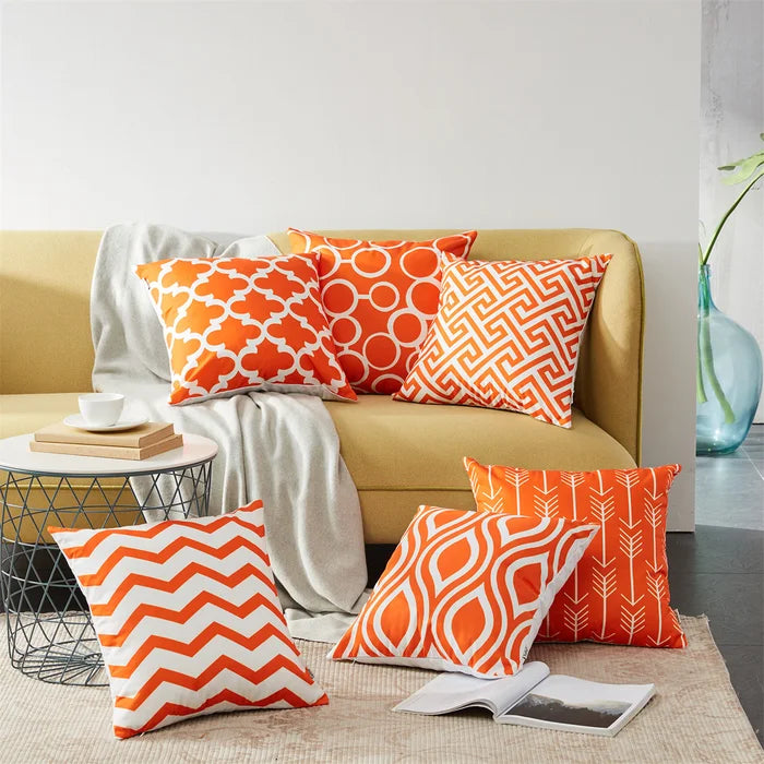 16" x 16" Outdoor Square Pillow Cover (Set of 6)