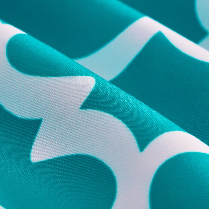 18" x 18" Teal Outdoor Square Pillow Cover (Set of 6)