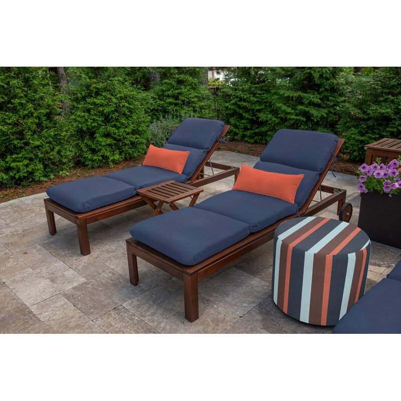 ndoor / Outdoor Sunbrella Chaise Lounge Cushion 7165