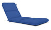 Indoor/Outdoor Sunbrella Chaise Lounge Cushions ONLY (Set of 2), True Blue  #HA221 (2 BOXES)
