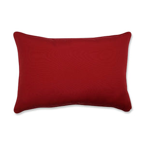 Red Solid Dierks Indoor/Outdoor Throw Pillow (Set of 2) #HA4